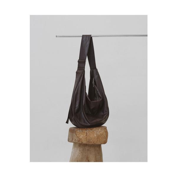 【予約会開催中】Ecoleather Shoulder Bag - DARK BROWN (1262...