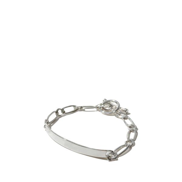ID Oval Mutual Link Bracelet -6mm- / Silver (XOB03...