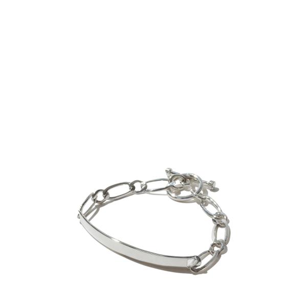 ID Oval Mutual Link Bracelet -6mm- / Silver (XOB03...