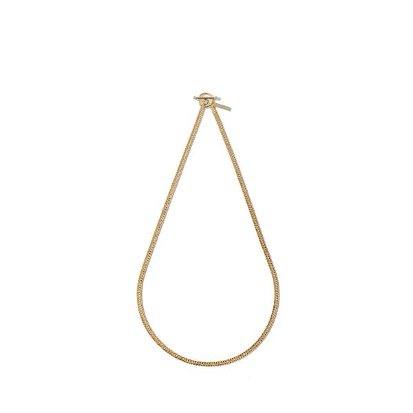 Flat Link Necklace -Double- / Gold (XON052-50G) XO...