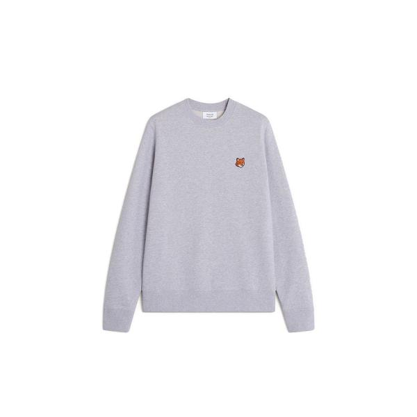FOX HEAD REGULAR SWEATSHIRT - LIGHT GREY MELANGE (...