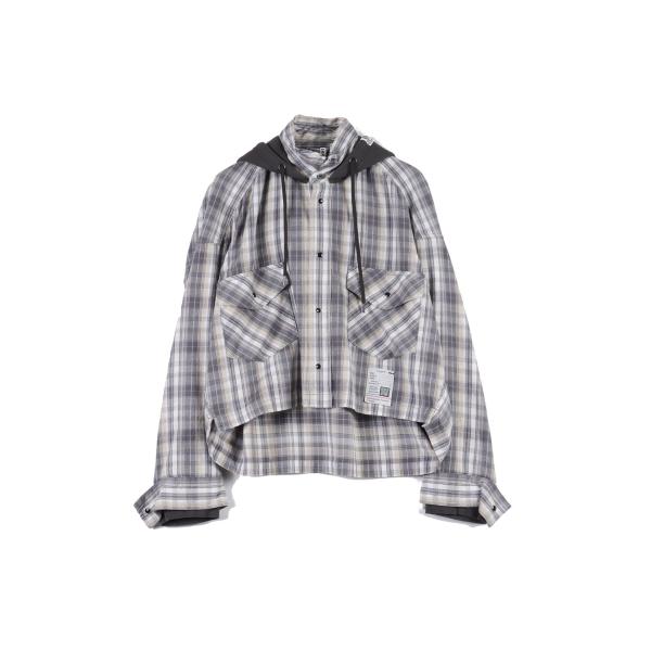 HOODIES CHECK SHIRTS - BLACK (K17SH441) MIHARA YAS...