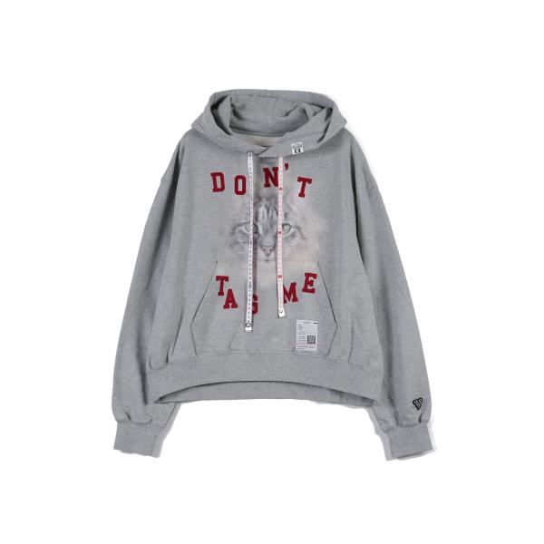 CAT PRINTED HOODIE - GRAY (K17HD741) MIHARA YASUHI...