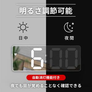 置き時計 デジタル おしゃれ 置時計 デジタル...の詳細画像1