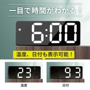 置き時計 デジタル おしゃれ 置時計 デジタル...の詳細画像2