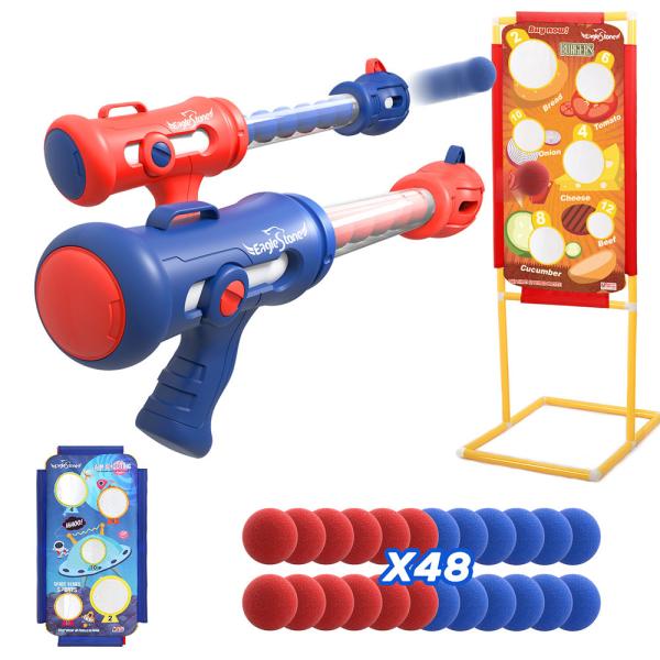 Eaglestone 子供 おもちゃ ポッパーガン 男の子 的あて エアガン 射撃練習 射的セット ...