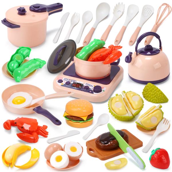 おままごとセット Cute Stone おもちゃ 61点セット ままごとキッチン おままごと 食材 ...