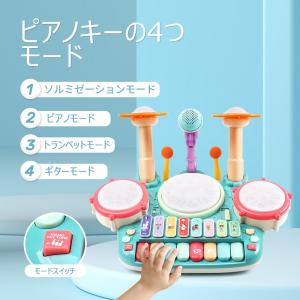 Cute Stone おもちゃ 5in1楽器玩...の詳細画像2