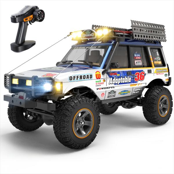 オフロード 大人向け 4WD ラジコンカー クローラー 1/18スケール 4輪駆動 フルプロポ 2....