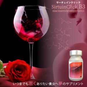 レスベラトロール ニコチン酸アミド 葛花イソフラボン 亜鉛酵母 NMN サプリ サーチュインクリックB3 エイジングケア サーチュインサプリ