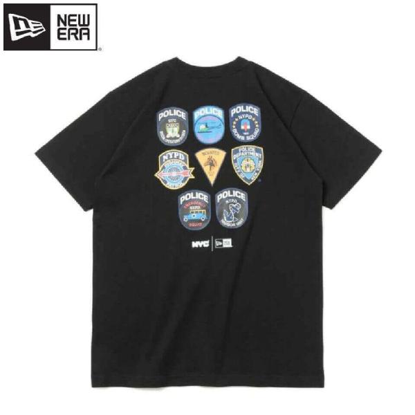 NEWERA ニューエラ 半袖 Tシャツ 半袖Tシャツ ティーシャツ NYC NYPD エンブレム ...