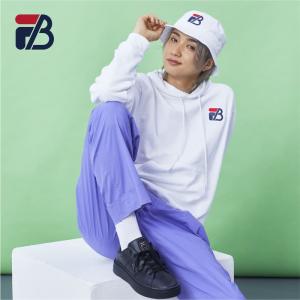 即納 送料無料 BE:FIRST FILA コラボ フィラ JUNON RYUHEI 着用モデル 限定 長袖 パーカー プルオーバー ロゴ 刺繍 公式 グッズ メンズ レディース ユニセックス