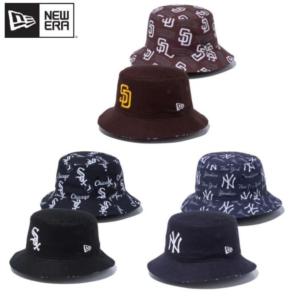 NEWERA ニューエラ バケットハット バケハ 帽子 ハット リバーシブル MLB  SD  NY...