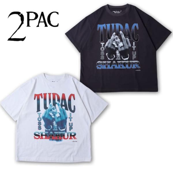 送料無料 メンズ 2PAC 2パック プリント 半袖 Tシャツ ティーシャツ Tupac Amaru...