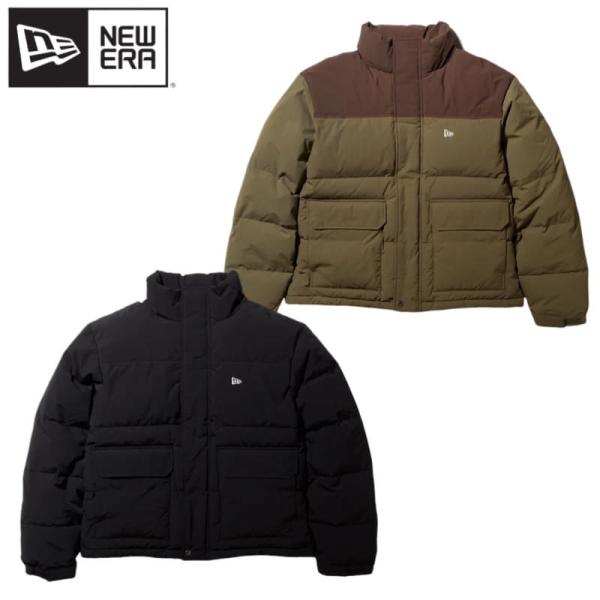 ダウン ジャケット アウター フェザー NEWERA ニューエラ 正規品  防寒 軽量 軽い ユニセ...