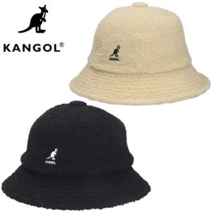 【送料無料】KANGOL カンゴール 正規品 バケットハット バケハ ハット 帽子 合成皮革 合皮 エコレザー ナイロン リバーシブル 2WAY カンガルー ロゴ メンズ レディース ユニセックス 黒 ブラック KANGOL（カンゴール） 送料無料 正規品 バケットハット バケハ ハット