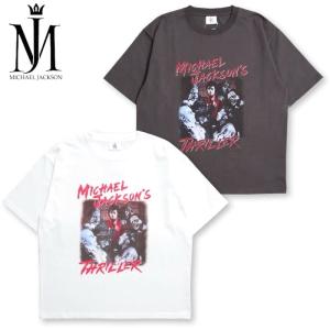 送料無料 メンズ マイケルジャクソン フォトプリント 箔プリント 半袖