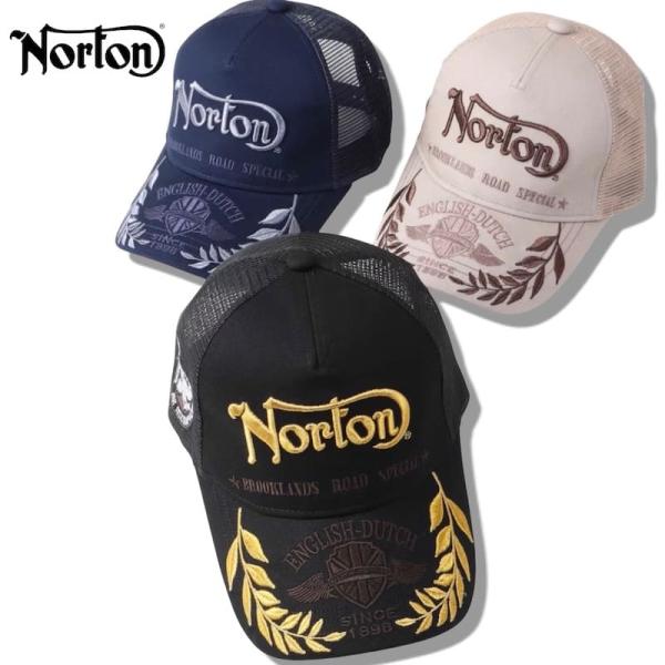 送料無料 Norton ノートン CAP メッシュ キャップ メッシュキャップ 帽子 アジャスタブル...