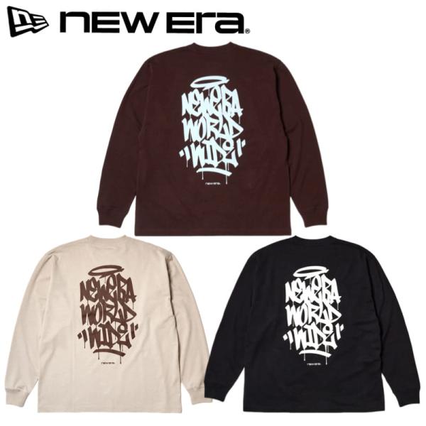 NEWERA ニューエラ 正規品 長袖 Tシャツ ロンT タギング バックプリント メンズ レディー...