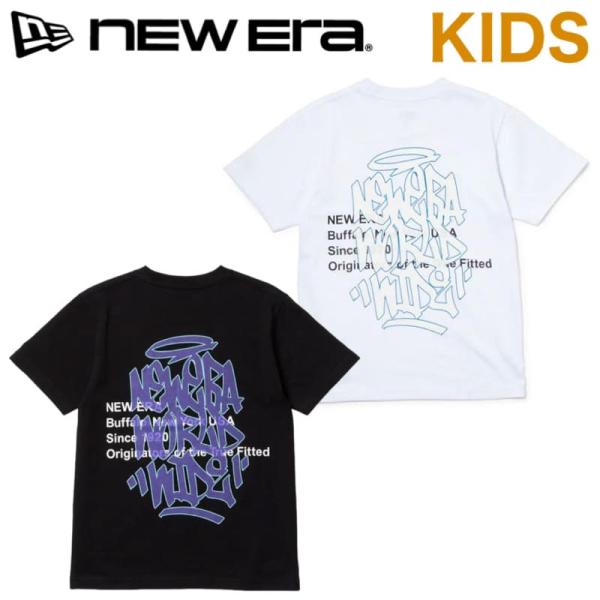 NEWERA ニューエラ 正規品 半袖 Tシャツ キッズ 子供用 ティーシャツ タギング バックプリ...
