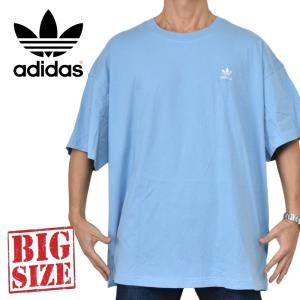 大きいサイズ メンズ adidas アディダス originals オリジナルス クルーネック 半袖Ｔシャツ ワンポイント刺繍 Trefoil Essentials T-Shirt XL 4XO XXL 6XO
