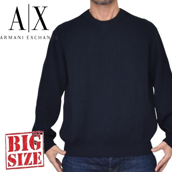 大きいサイズ メンズ アルマーニエクスチェンジ A/X ARMANI EXCHANGE ニット セー...