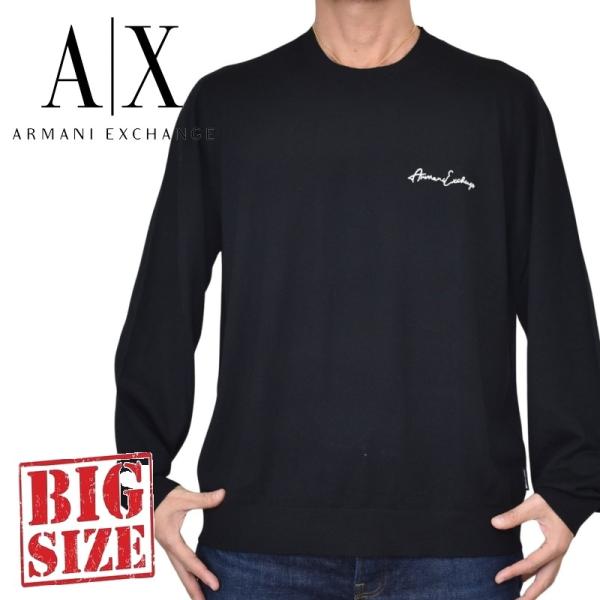 大きいサイズ メンズ アルマーニエクスチェンジ A/X ARMANI EXCHANGE ニット セー...