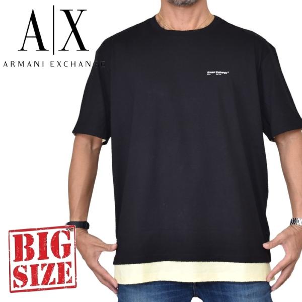 大きいサイズ メンズ アルマーニエクスチェンジ A/X ARMANI EXCHANGE クルーネック...
