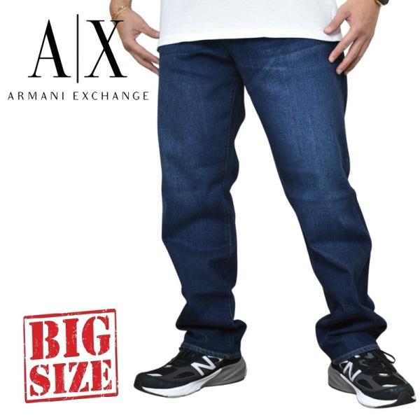 大きいサイズ メンズ アルマーニエクスチェンジ A/X ARMANI EXCHANGE デニムパンツ...