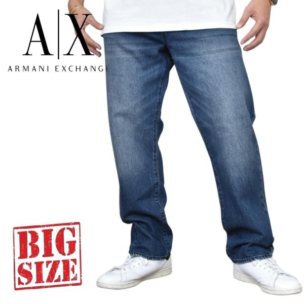 大きいサイズ メンズ アルマーニエクスチェンジ A/X ARMANI EXCHANGE デニムパンツ...