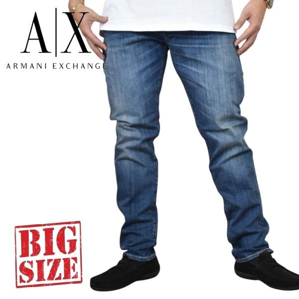 大きいサイズ メンズ アルマーニエクスチェンジ A/X ARMANI EXCHANGE デニムパンツ...
