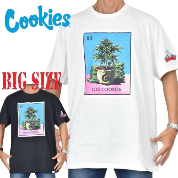 大きいサイズ メンズ Cookies Clothing クッキーズ・クロージング 半袖Ｔシャツ プリ...