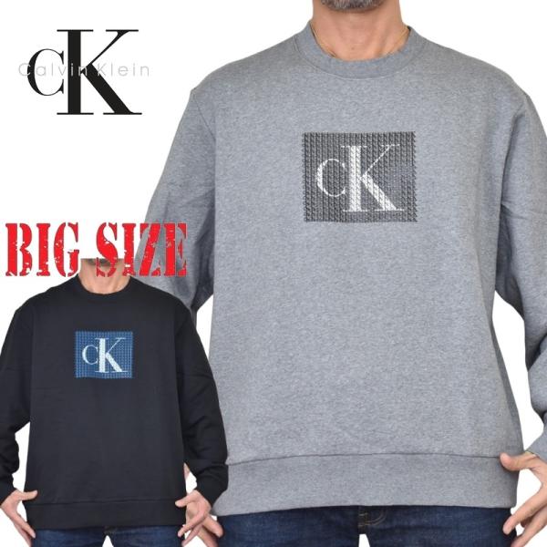 大きいサイズ メンズ CK カルバンクラインジーンズ Calvin Klein Jeans クルーネ...