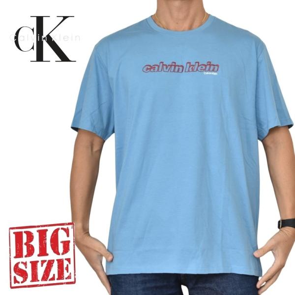 大きいサイズ メンズ CK Calvin Klein jeans カルバンクラインジーンズ クルーネ...