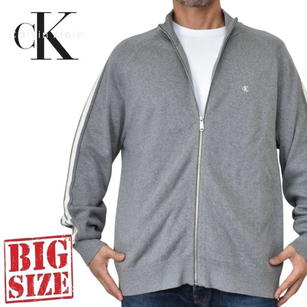 大きいサイズ メンズ CK カルバンクライン Calvin Klein ニット セーター 長袖 カー...