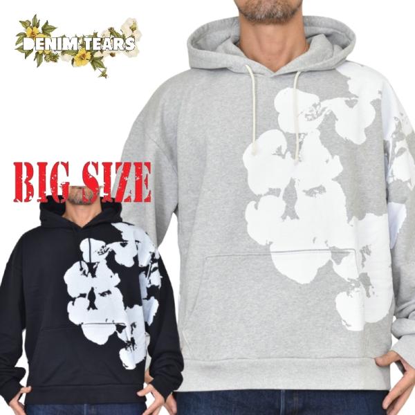 大きいサイズ メンズ Denim Tears デニムティアーズ プルオーバー フーディー パーカー ...