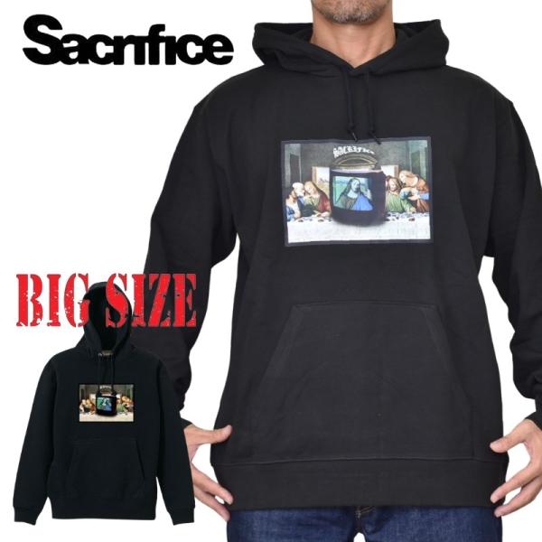 大きいサイズ メンズ SACRIFICE サクリファイス TYPE TV PARKA パーカー プル...