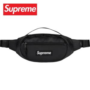 Supreme シュプリーム Leather Waist Bag 2.5L レザーウエストバッグ 黒 ブラック｜deff