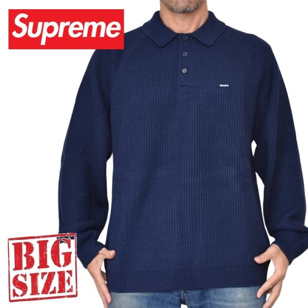 大きいサイズ メンズ Supreme シュプリーム Small Box Polo Sweater ス...
