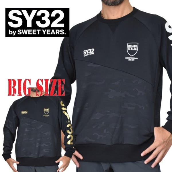 SALE 大きいサイズ メンズ SY32 by SWEET YEARS スウィートイヤーズ クルーネ...
