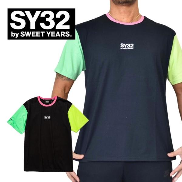 SALE 別注 大きいサイズ メンズ SY32 by SWEET YEARS スウィートイヤーズ 半...