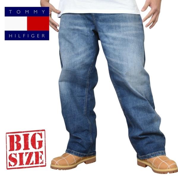 大きいサイズメンズ TOMMY HILFIGER トミーヒルフィガー デニムパンツ ジーンズ ジーパ...