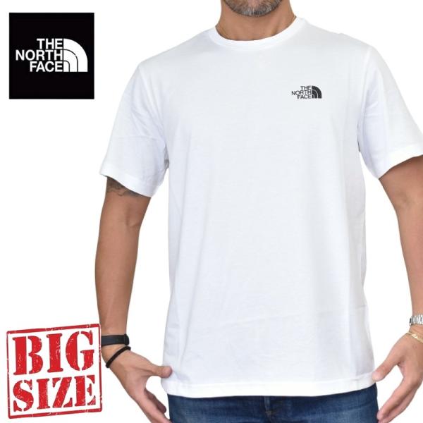 SALE 大きいサイズ メンズ ノースフェイス 半袖 ロゴプリント Ｔシャツ ワンポイント ヨーロッ...