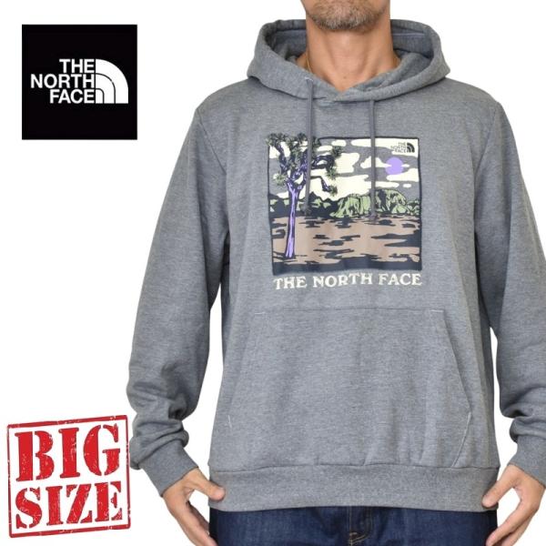 大きいサイズ メンズ ノースフェイス プルオーバー パーカー スウェット フーディー USAモデル ...