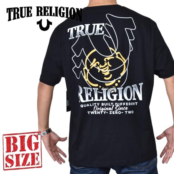 大きいサイズ メンズ TRUE RELIGION トゥルーレリジョン 半袖Tシャツ horsesho...