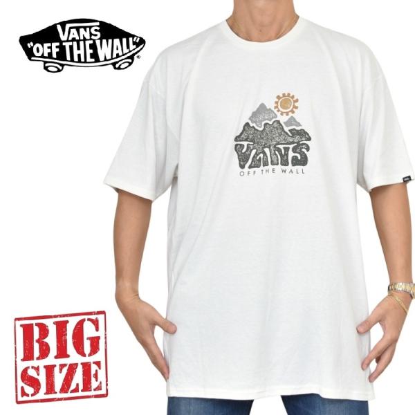 大きいサイズ メンズ VANS ヴァンズ バンズ 半袖Ｔシャツ クルーネック プリント XXL