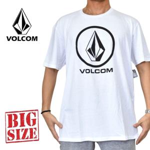 大きいサイズ メンズ VOLCOM ボルコム 半袖プリント Ｔシャツ 白 ホワイト USAモデル XXL [M便 1/1]｜deff 大きいサイズメンズ専門店