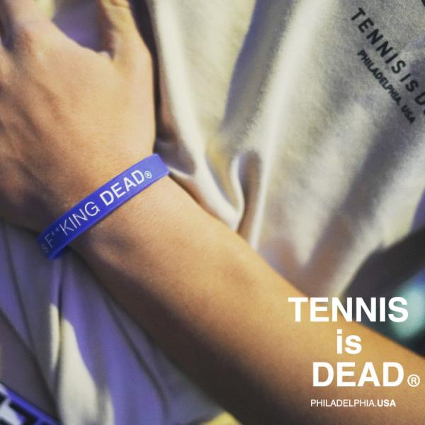 【TENNIS is DEAD USA】【6本セット】ラバーバンド ブレスレット テニスイズデッド ...