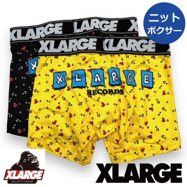 エクストララージ【X-LARGE】 メンズ ボクサー パンツ 80375700 XL MUSIC ニ...