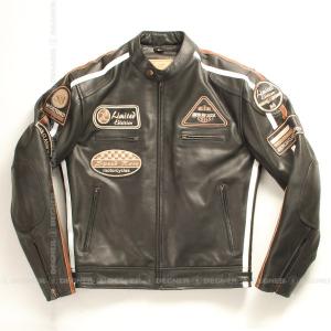 ヴィンテージレザージャケット/VINTAGE LEATHER JACKET（ブラック） [13WJ-1B-BK]